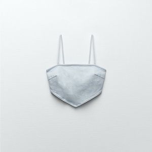 Zara Womens Denim Top Size Small